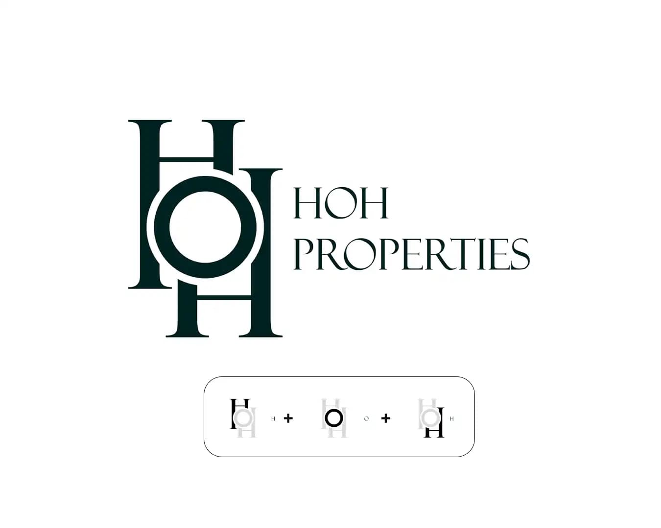 HOH Properties branding and logo design