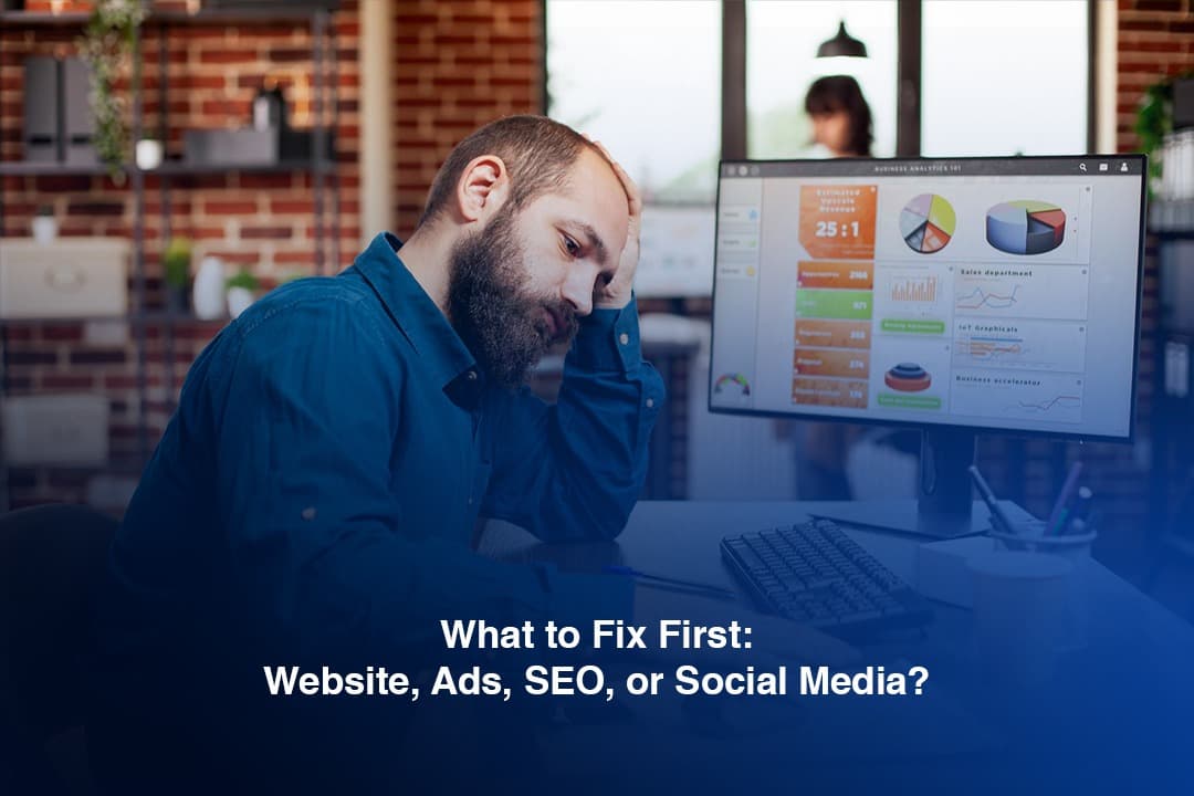 What to Fix First: Website, Ads, SEO, or Social Media?